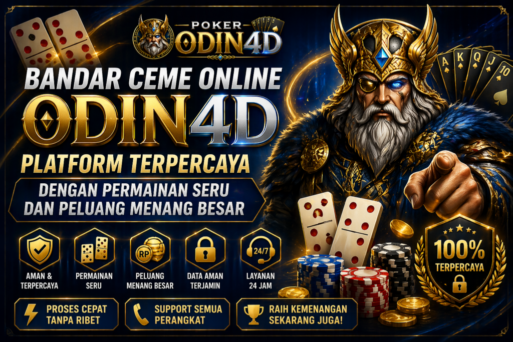 Bandar ceme online odin4d terpercaya
